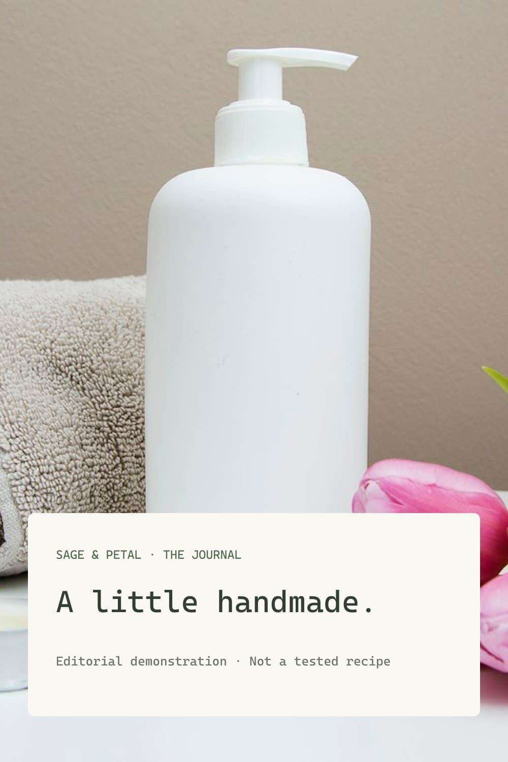 Pinterest cover for A little handmade: planning a thoughtful bath bomb gift